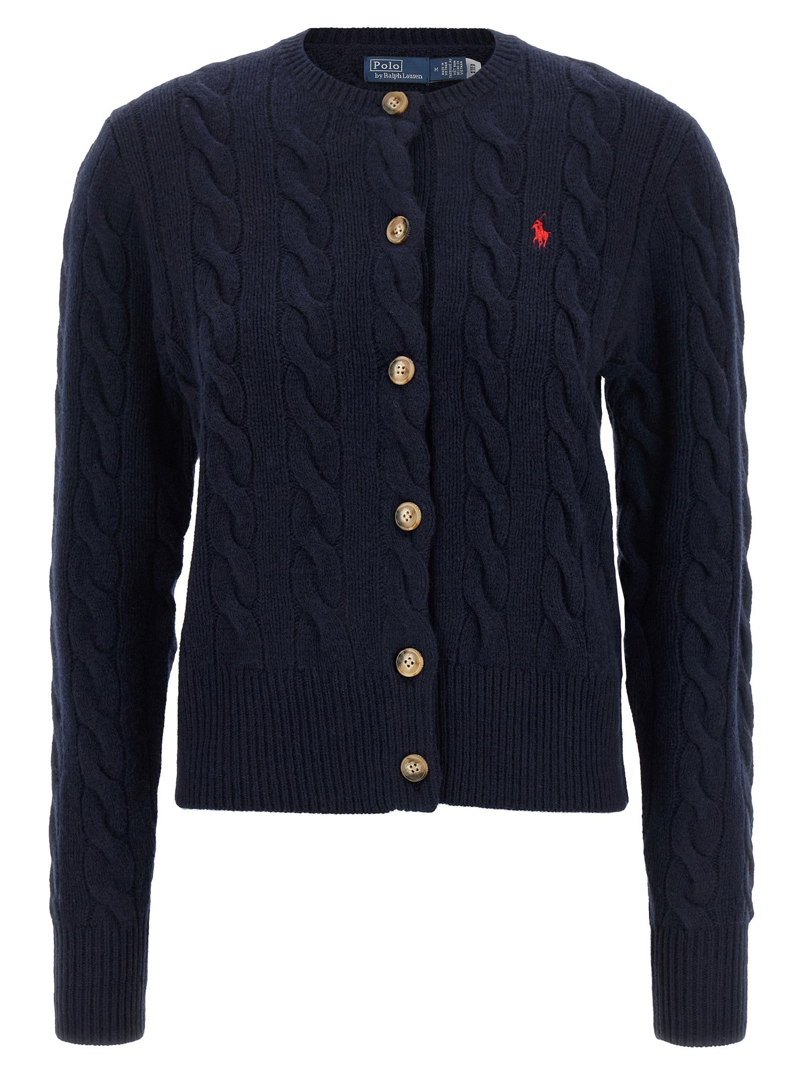 Cable knit cardigan