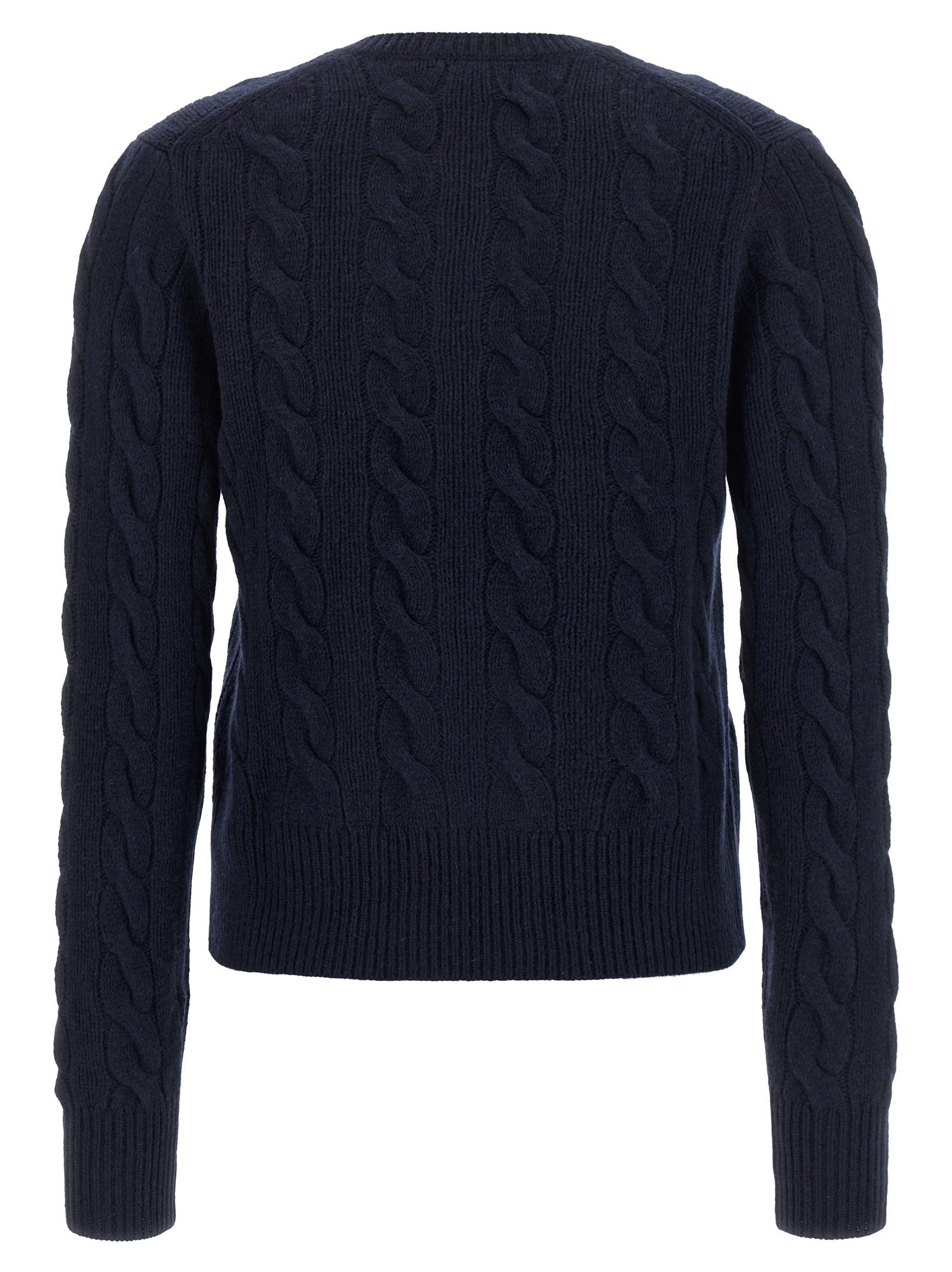 Cable knit cardigan