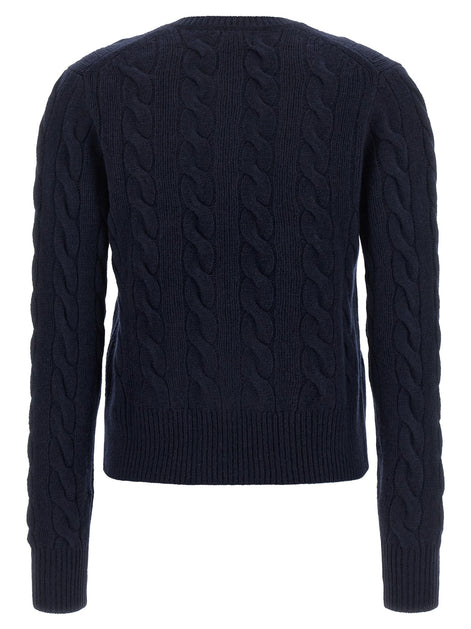 Cable knit cardigan