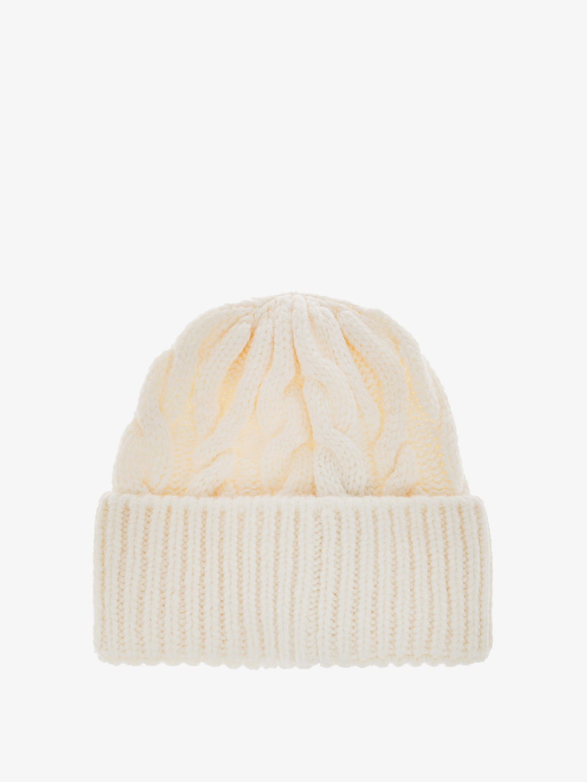 MONCLER GRENOBLE Cable-knit wool-blend hat