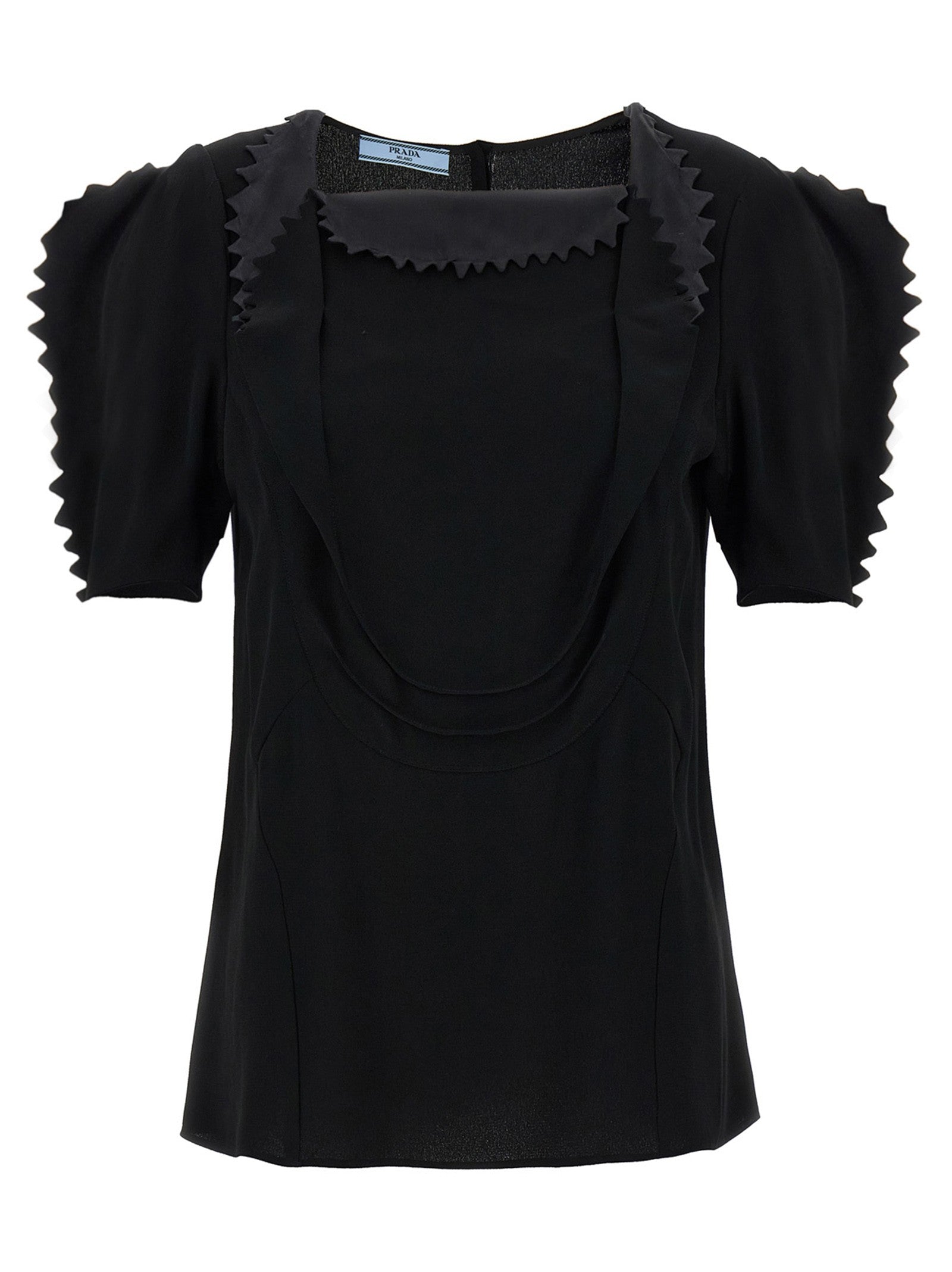 Cady crêpe top