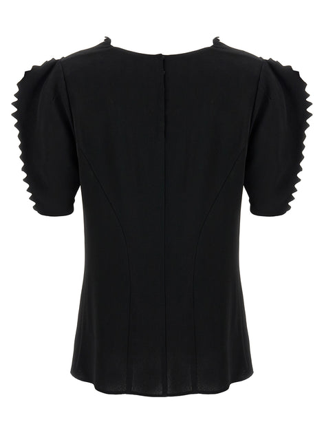 Cady crêpe top