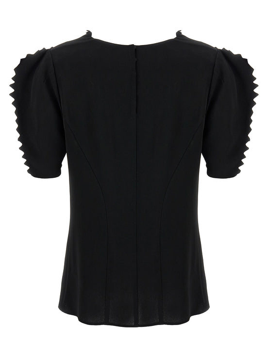 Cady crêpe top