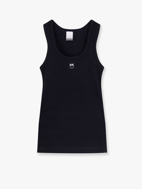 Calcolatore Cotton tank top with Love Birds logo on the front
