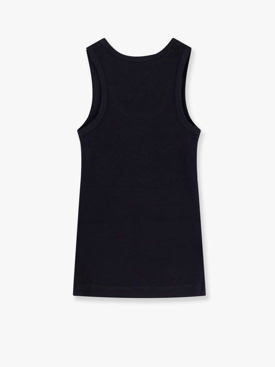 Pinko Calcolatore Cotton tank top with Love Birds logo on the front