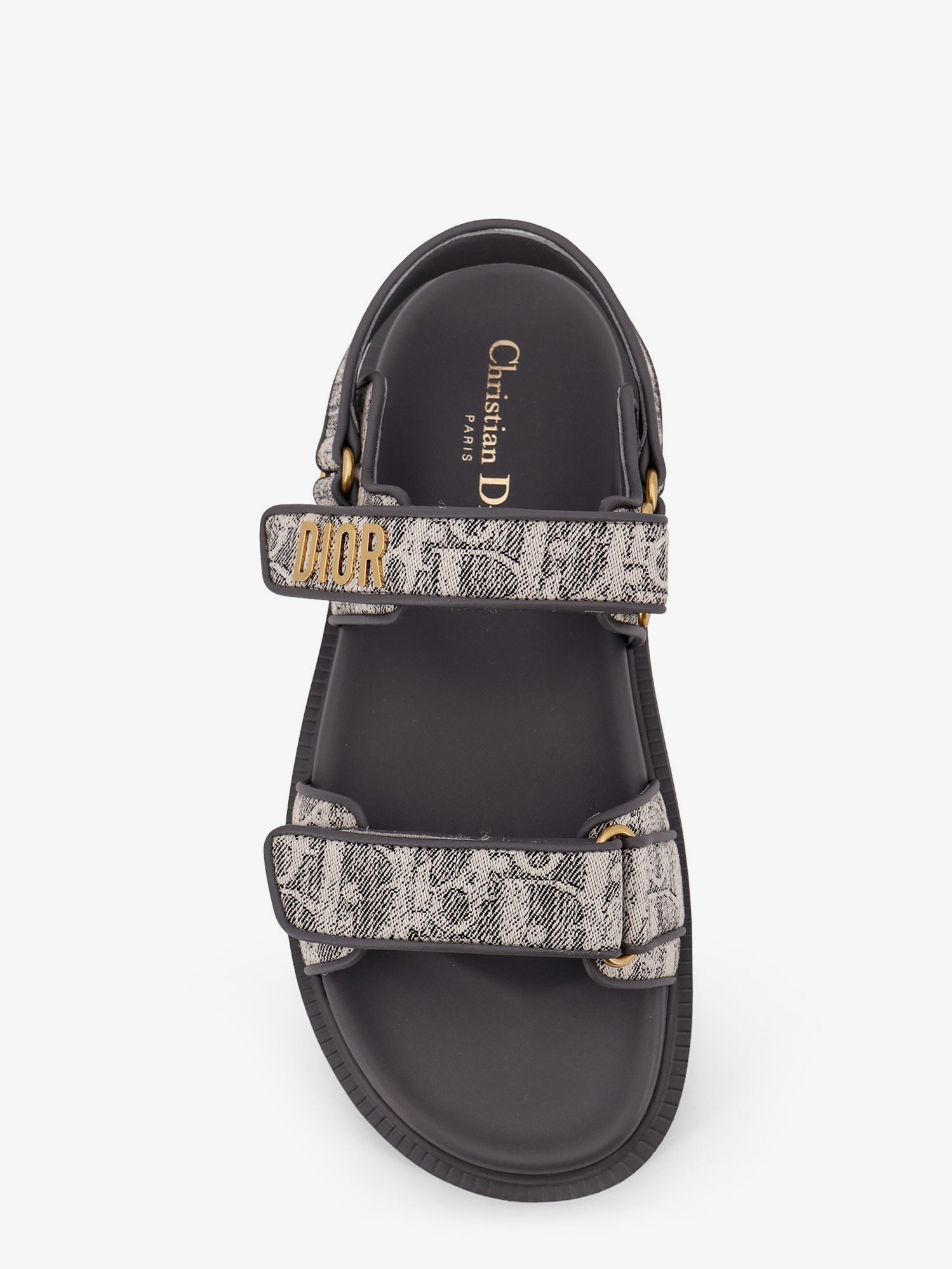 Canvas Dioract flat sandals