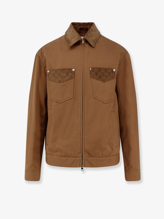 Canvas Jacket with GG details