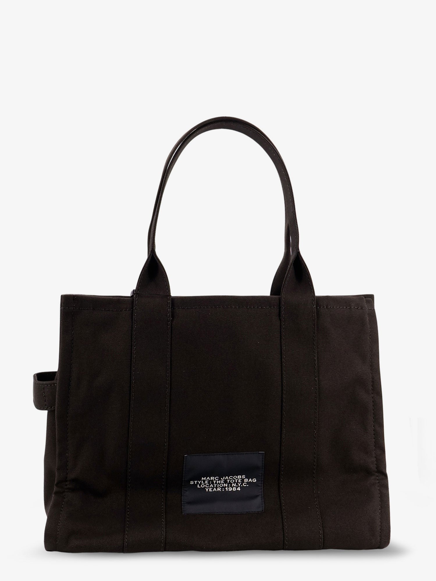Marc Jacobs Canvas shopping bag with frontal logo