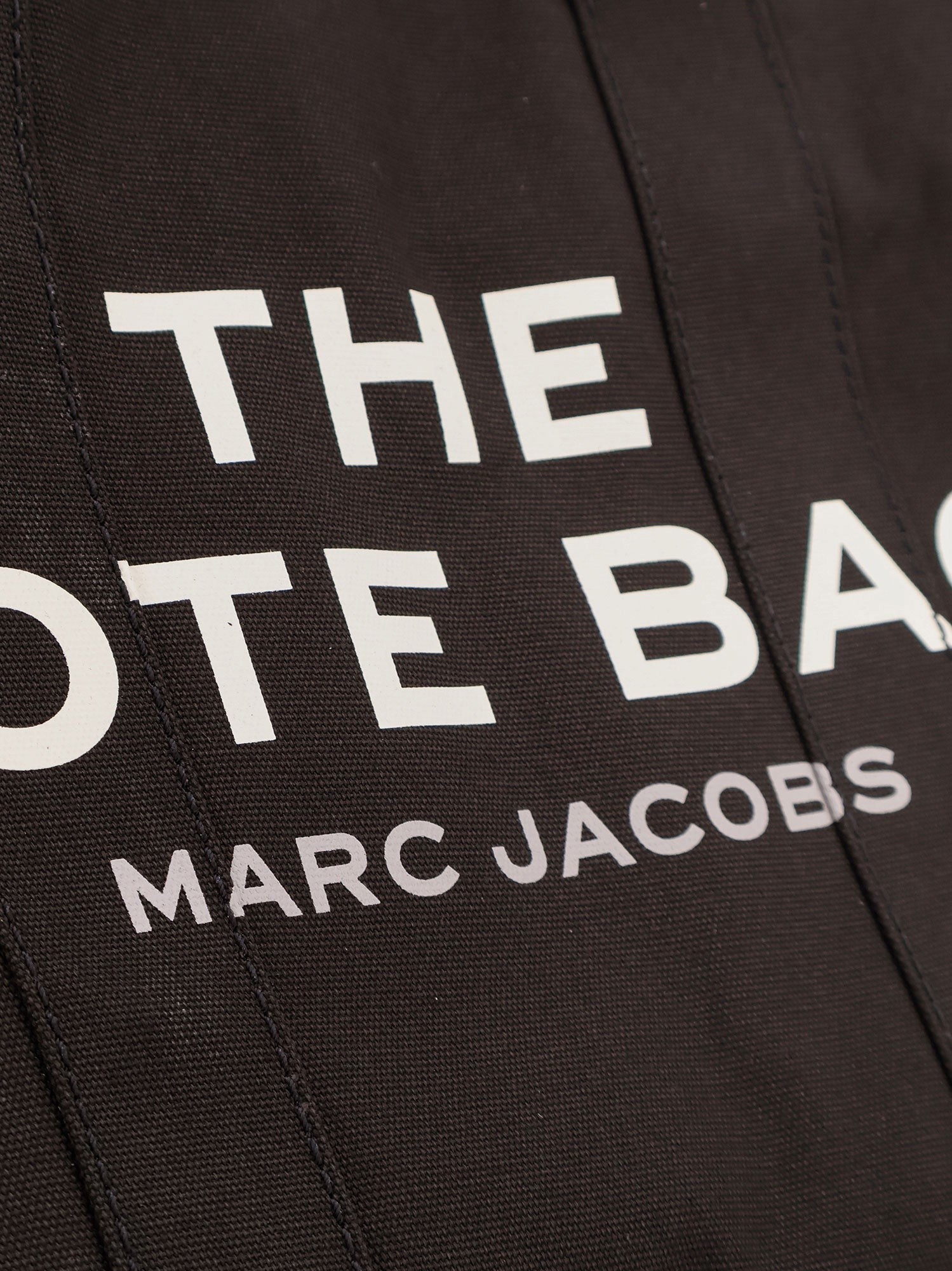 Marc Jacobs Canvas shopping bag with frontal logo