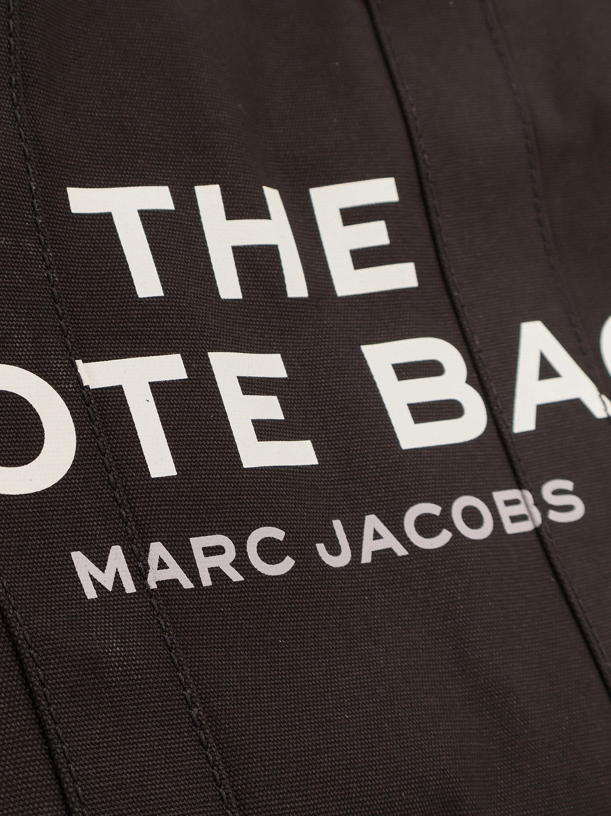 Marc Jacobs Canvas shopping bag with frontal logo