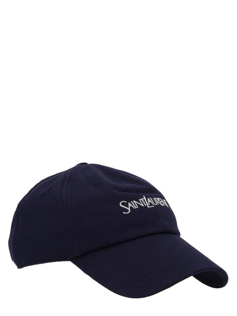Saint Laurent Cappello Da Baseball Con Logo