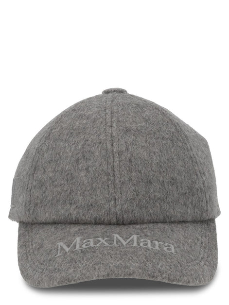 CAPPELLO DA BASEBALL IN CASHMERE CON LOGO