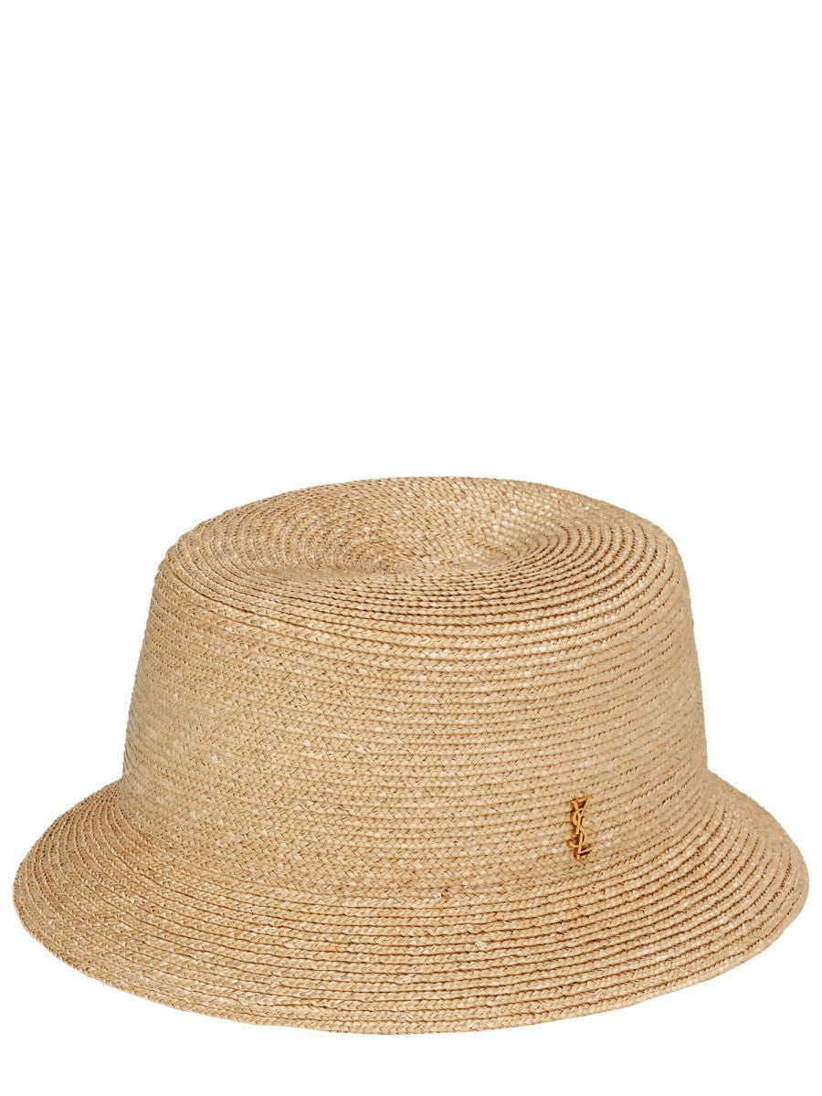 Saint Laurent CAPPELLO FEDORA IN PAGLIA
