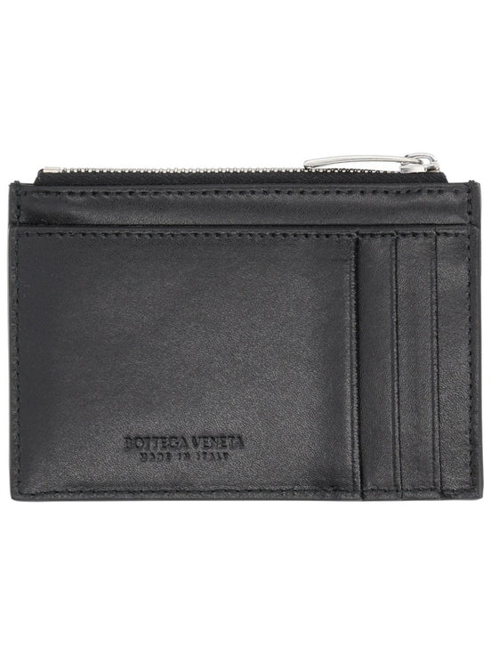 Bottega Veneta CARD HOLDER "CASSETTE" WITH ZIPPER