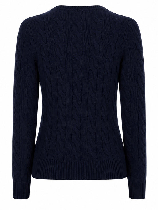 Polo Ralph Lauren CARDIGAN A TRECCE CON LOGO
