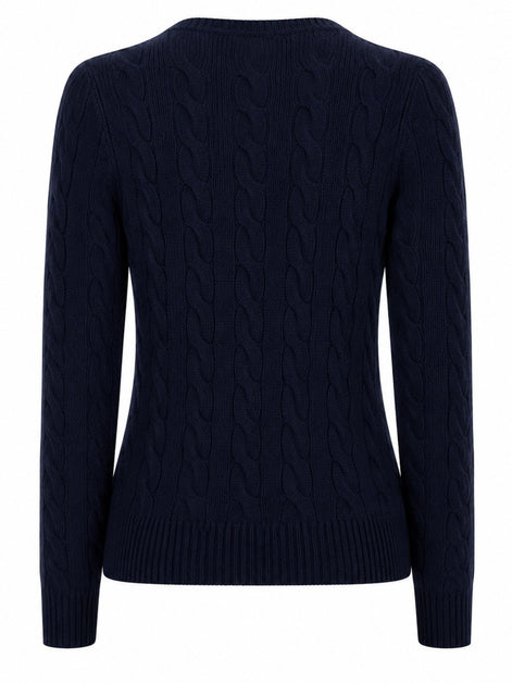 Polo Ralph Lauren CARDIGAN A TRECCE CON LOGO