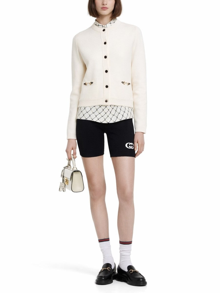 Gucci CARDIGAN WITH CLAMP