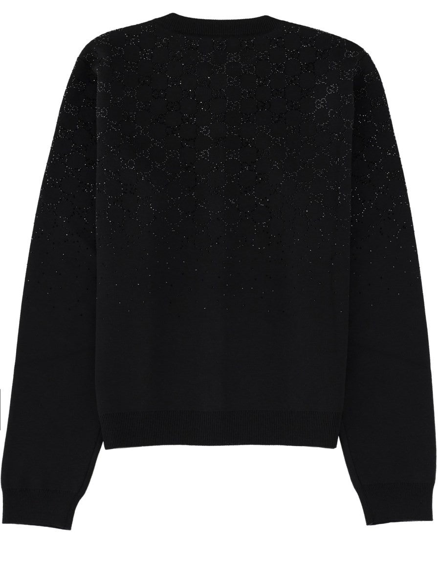Gucci CARDIGAN WITH CRYSTALS