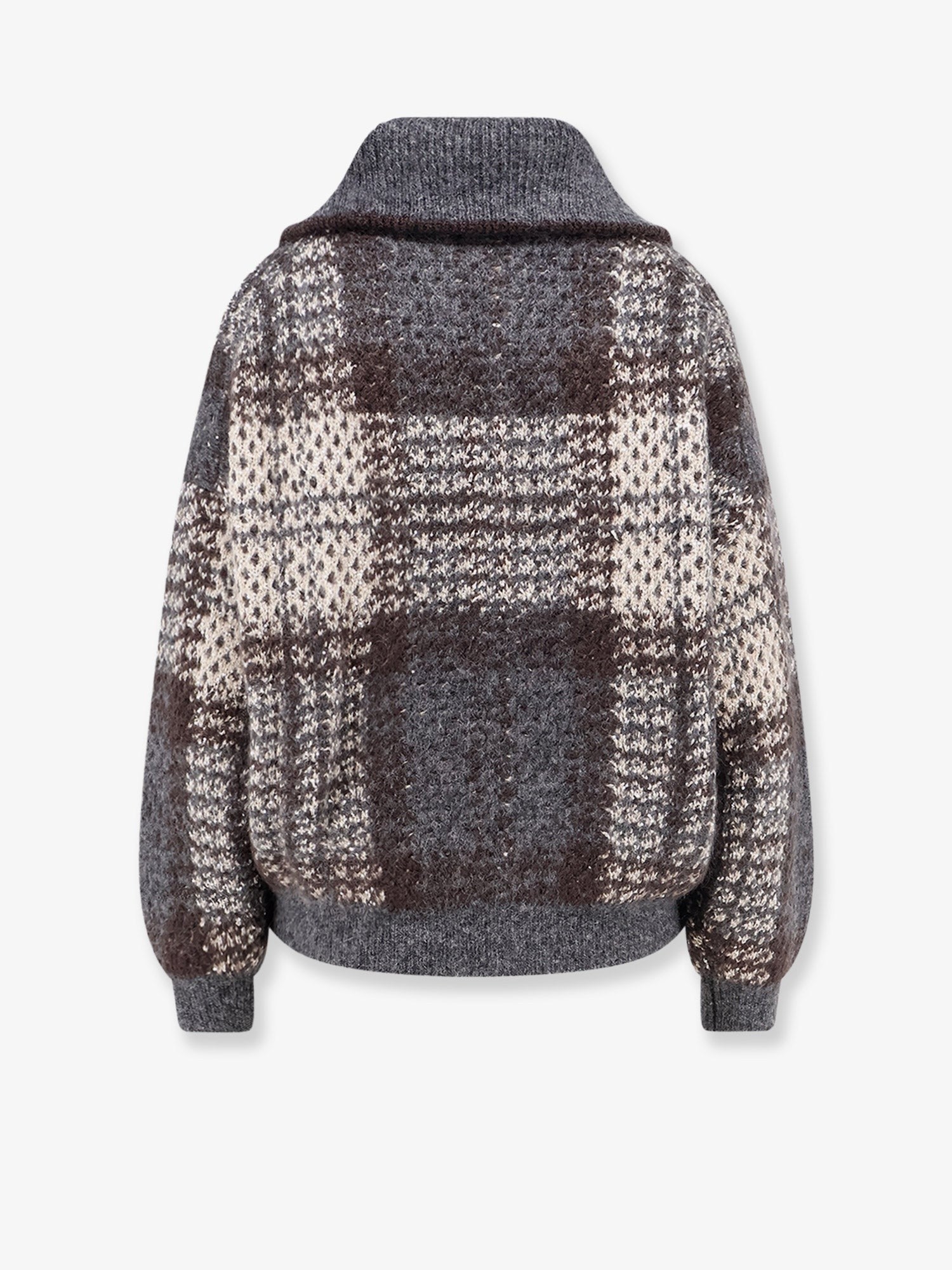 Double 'Dazzling Tartan' cardigan