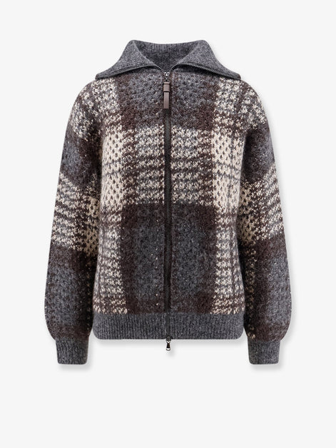 Double 'Dazzling Tartan' cardigan