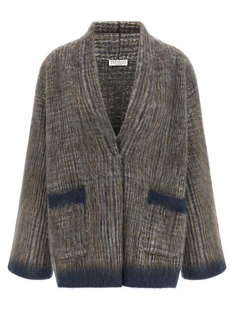 Brunello Cucinelli Cardigan with scarf