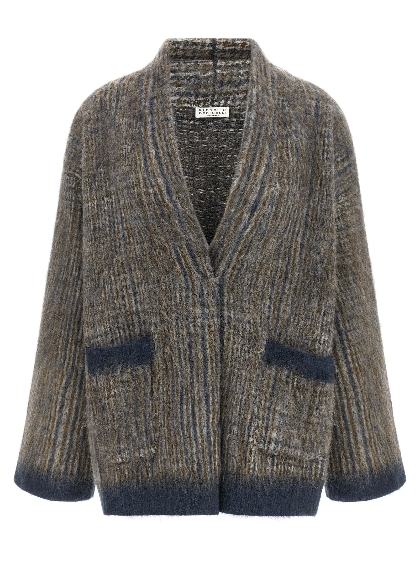 Cardigan with scarf