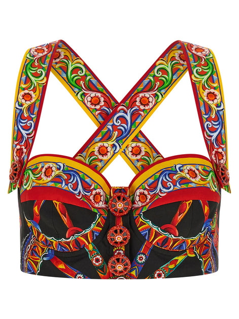 'Carretto' Bustier Top