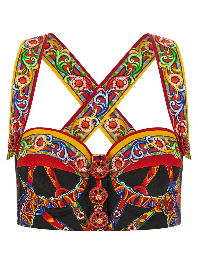 'Carretto' Bustier Top