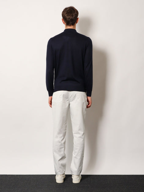 Brunello Cucinelli Cashmere and cotton polo shirt