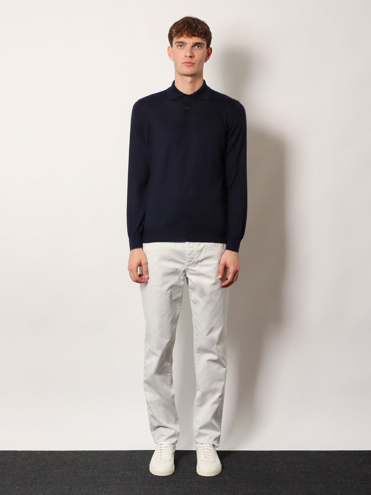 Brunello Cucinelli Cashmere and cotton polo shirt