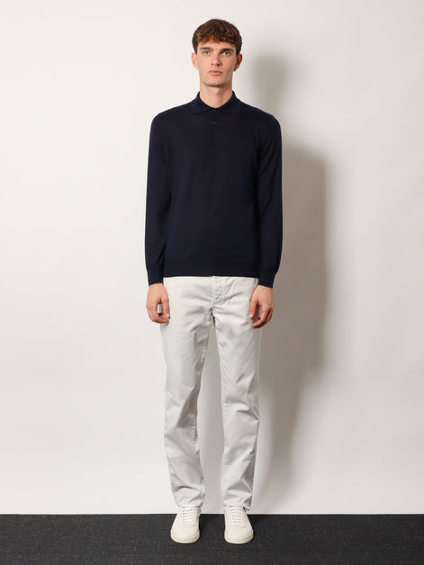 Brunello Cucinelli Cashmere and cotton polo shirt