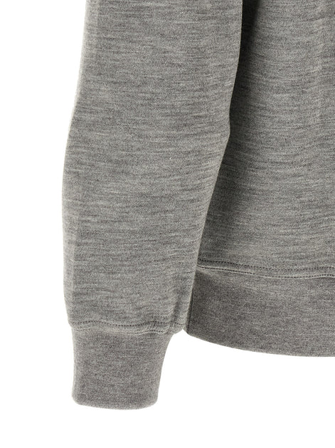 Cashmere and silk hoodie