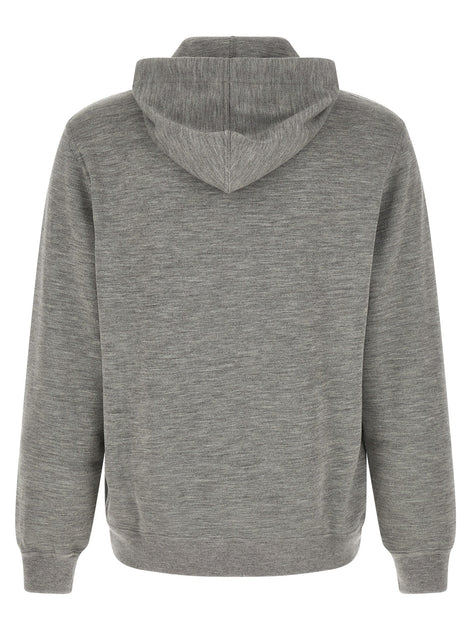 Cashmere and silk hoodie