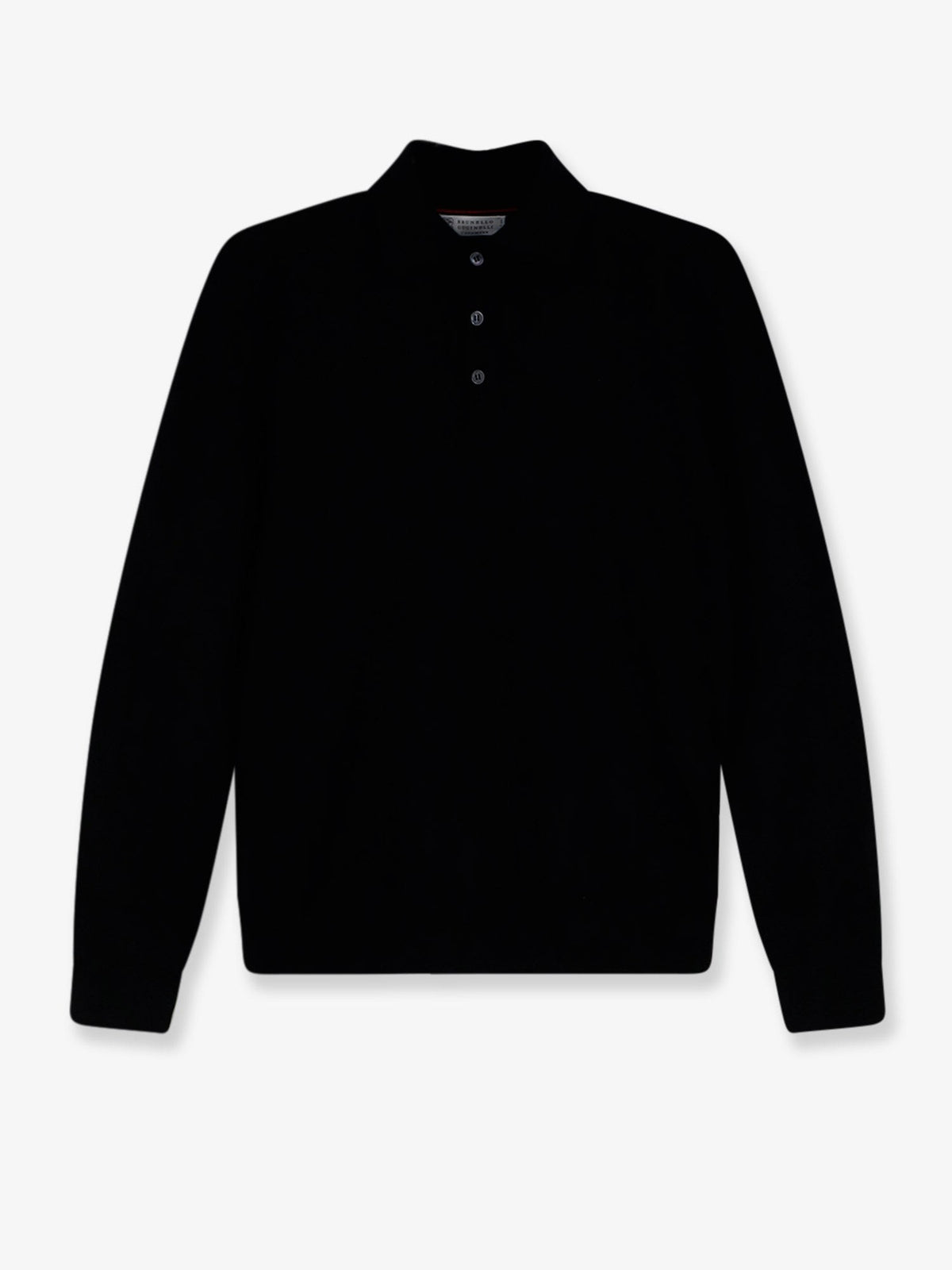 Cashmere and silk polo shirt