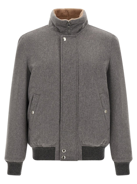 Cashmere and vicuna jacket