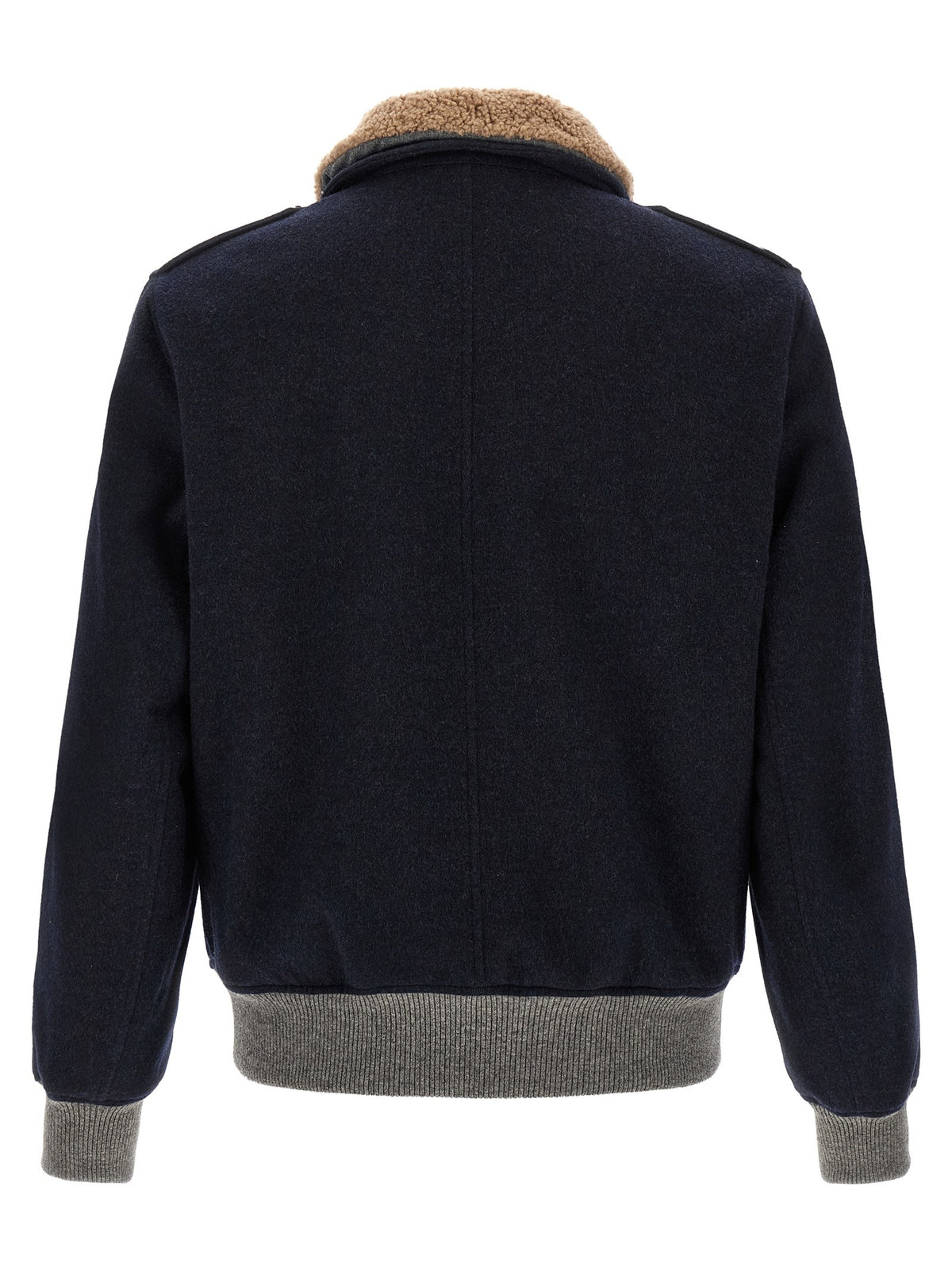 Brunello Cucinelli Cashmere bomber beaver