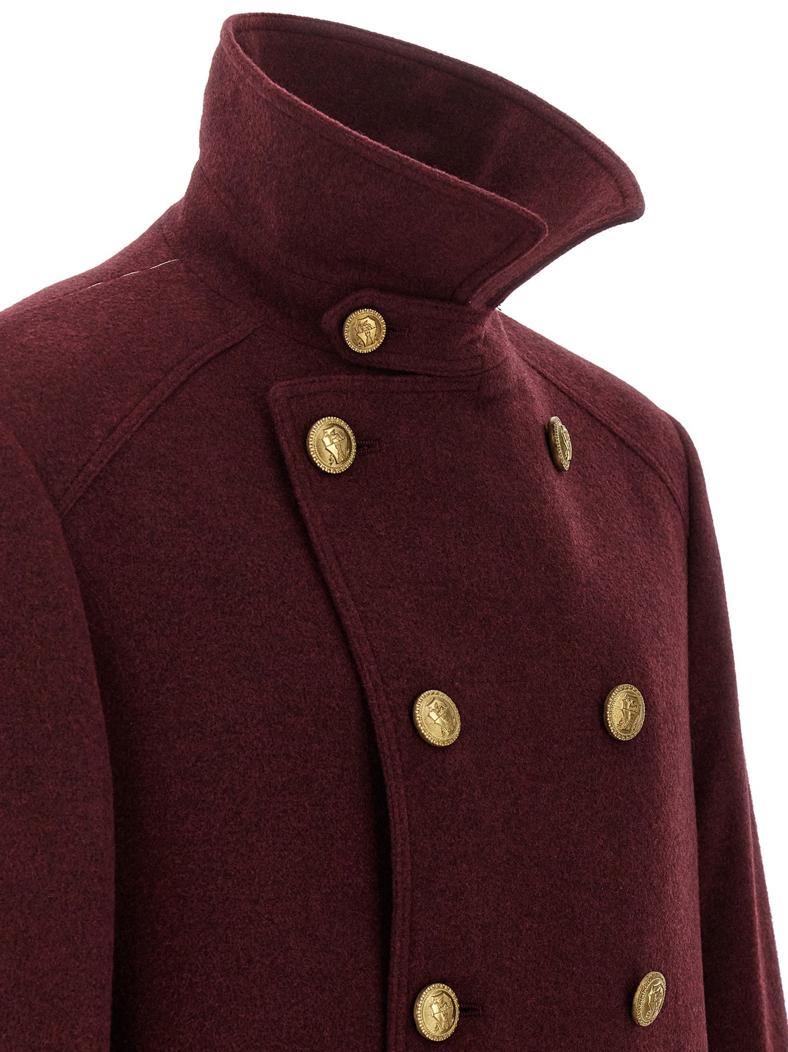 Cashmere double-breasted coat