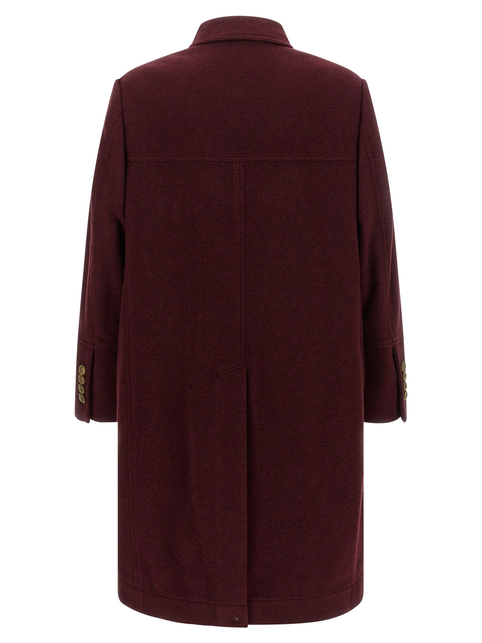 Cashmere double-breasted coat