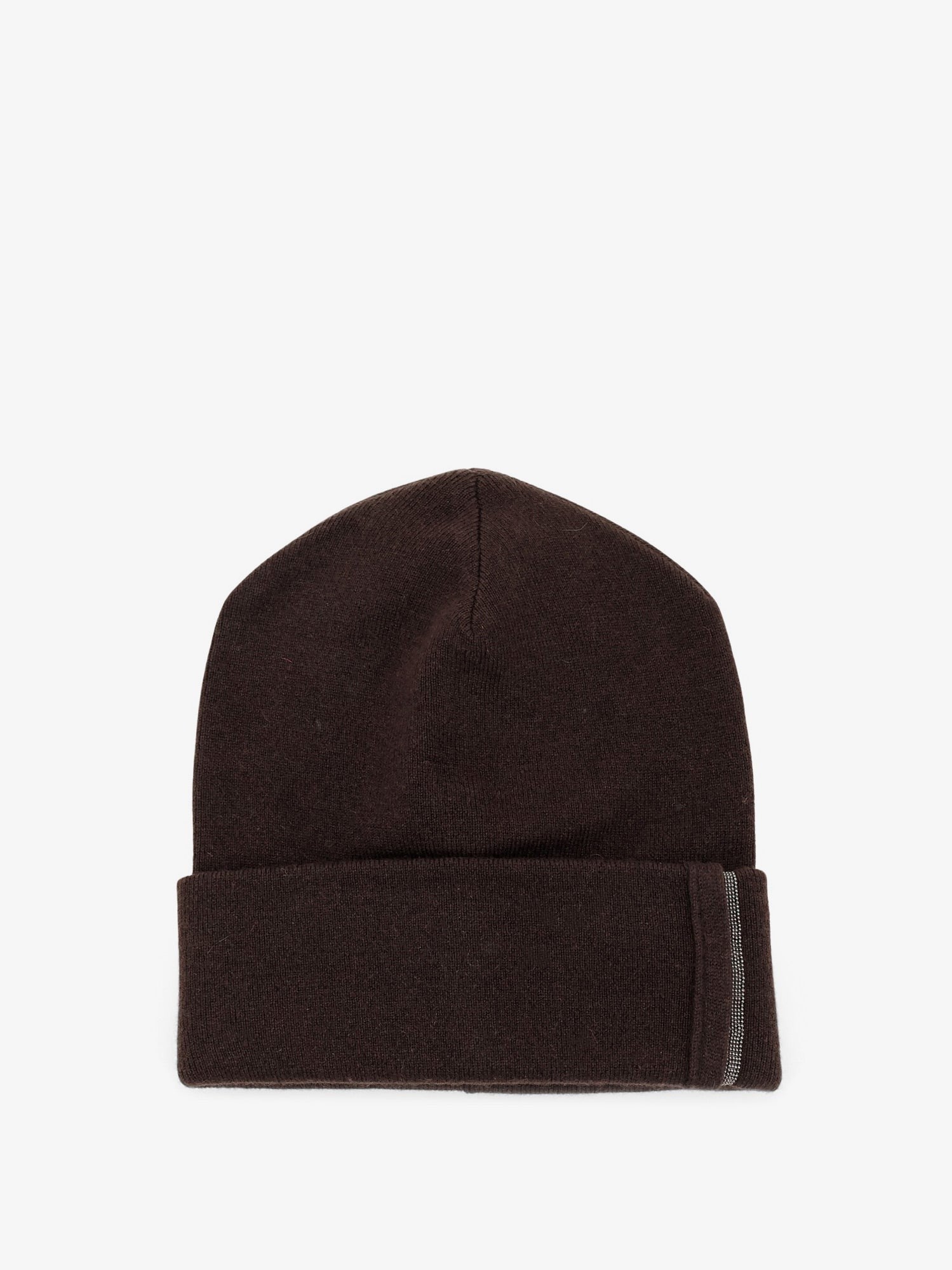 Cashmere hat with Monili detail