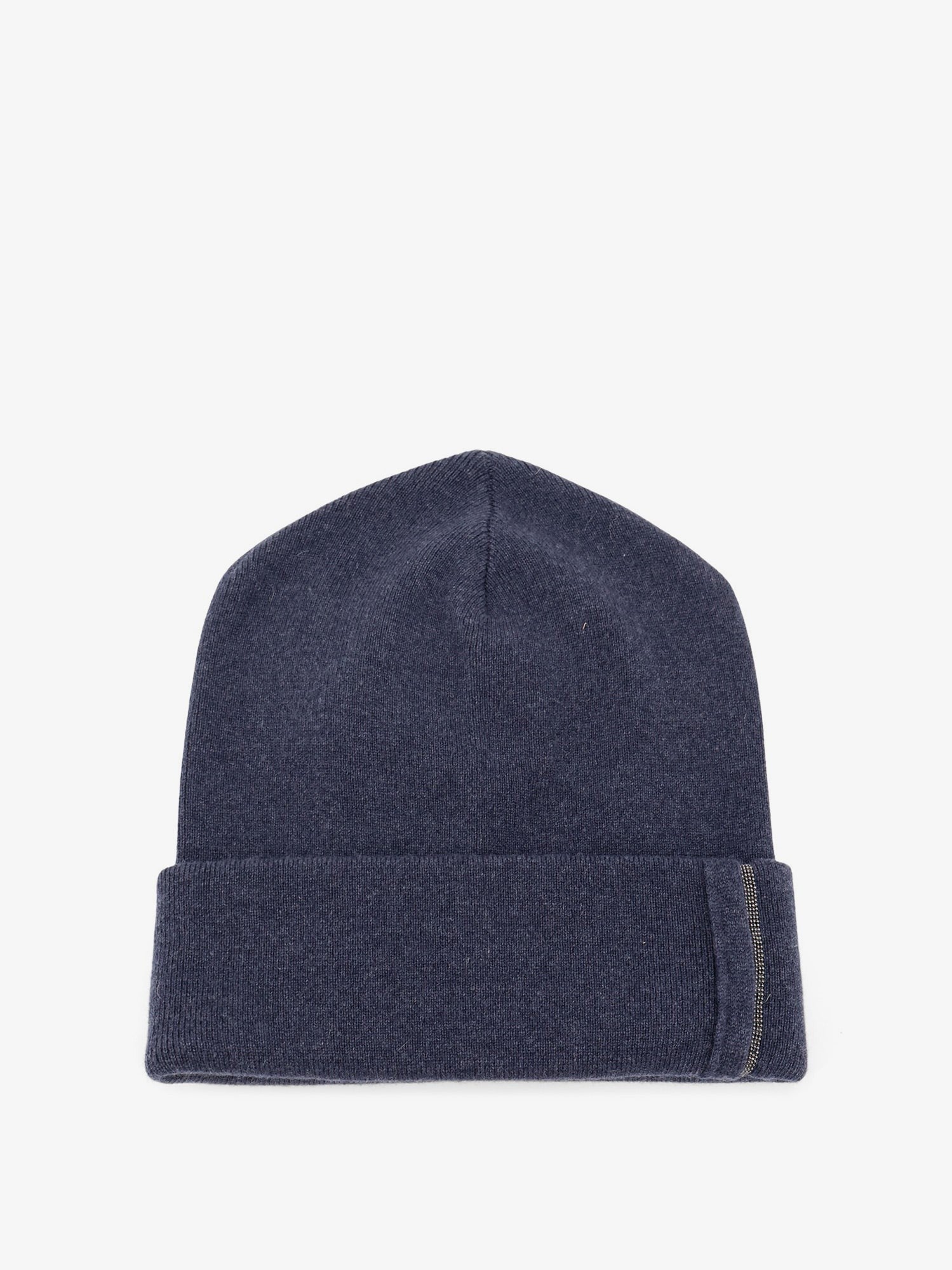 Cashmere hat with Monili detail