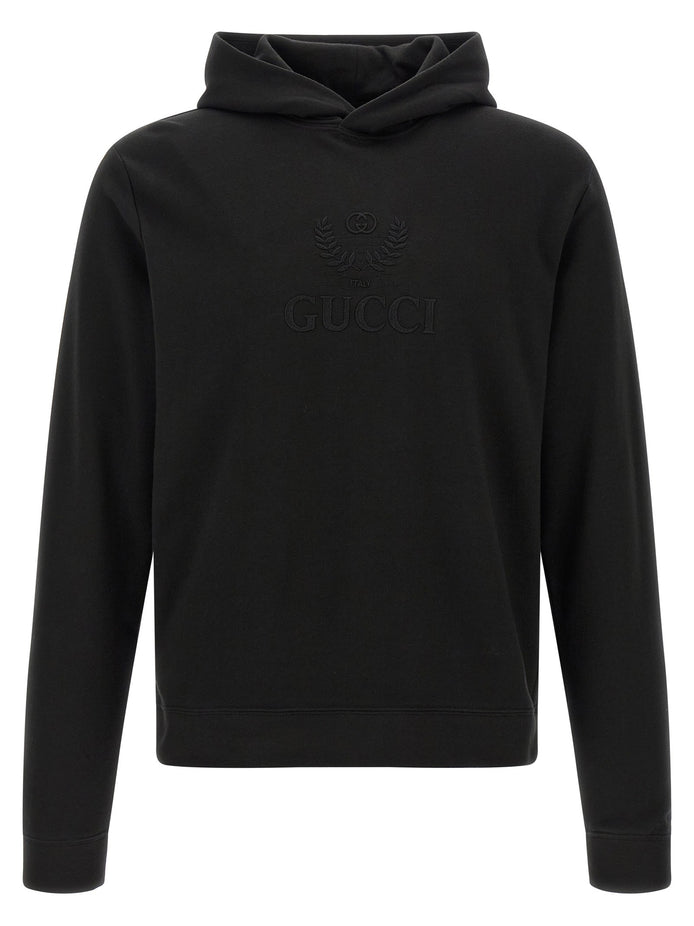 Cashmere jersey hoodie