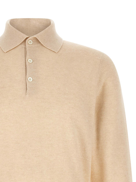 Brunello Cucinelli Cashmere knit polo shirt