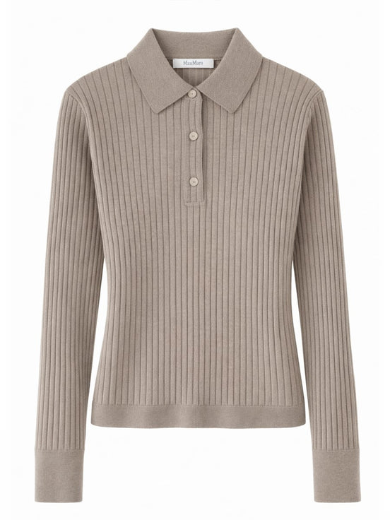 CASHMERE POLO SHIRT