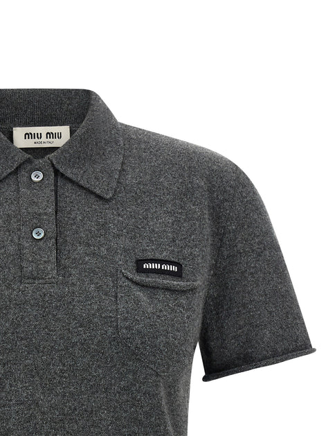Miu Miu Cashmere polo shirt