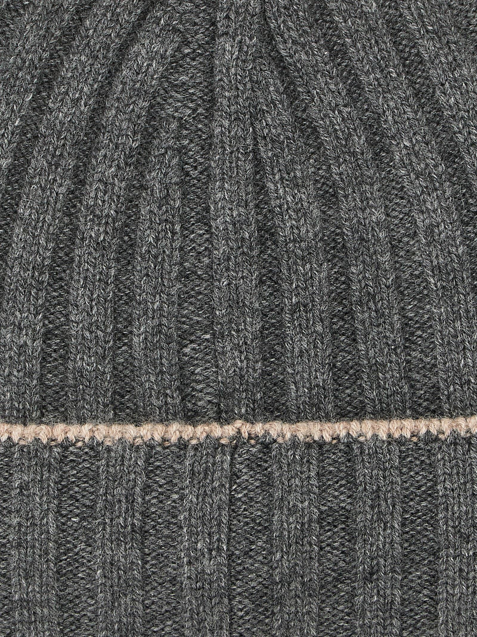 Cashmere turn-up beanie
