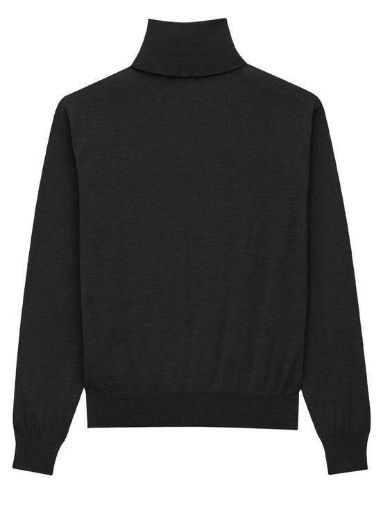  WOOL AND SILK TURTLENECK PULLOVER