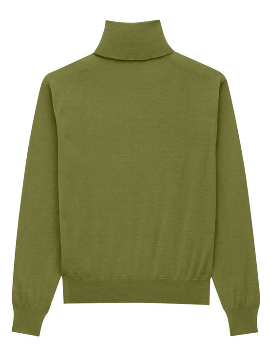  WOOL AND SILK TURTLENECK PULLOVER