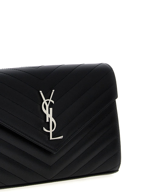 Cassandre Pochette grain-de-poudre leather crossbody bag