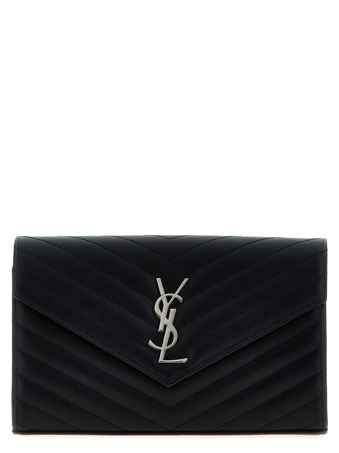 Cassandre Pochette grain-de-poudre leather crossbody bag
