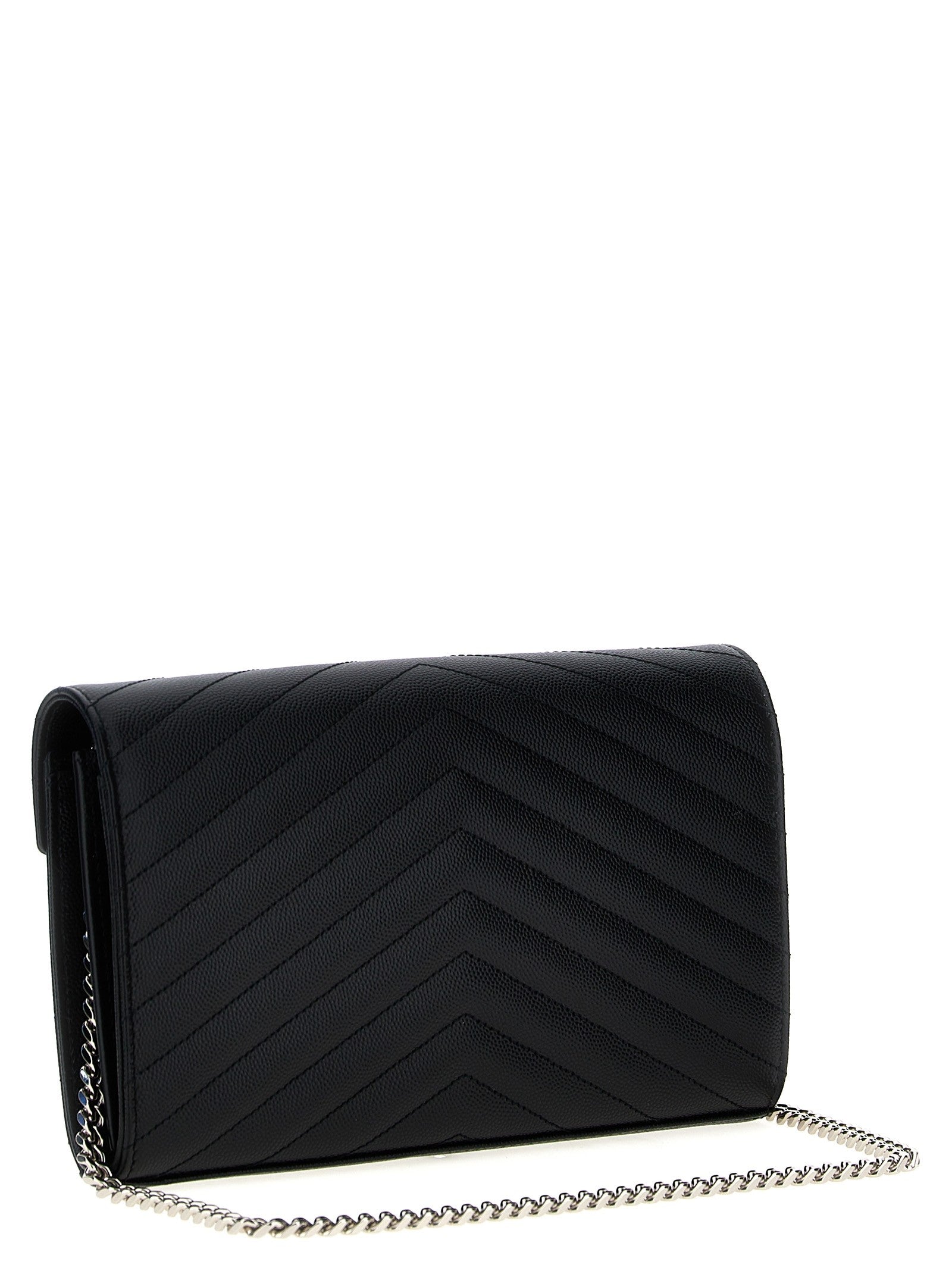Cassandre Pochette grain-de-poudre leather crossbody bag